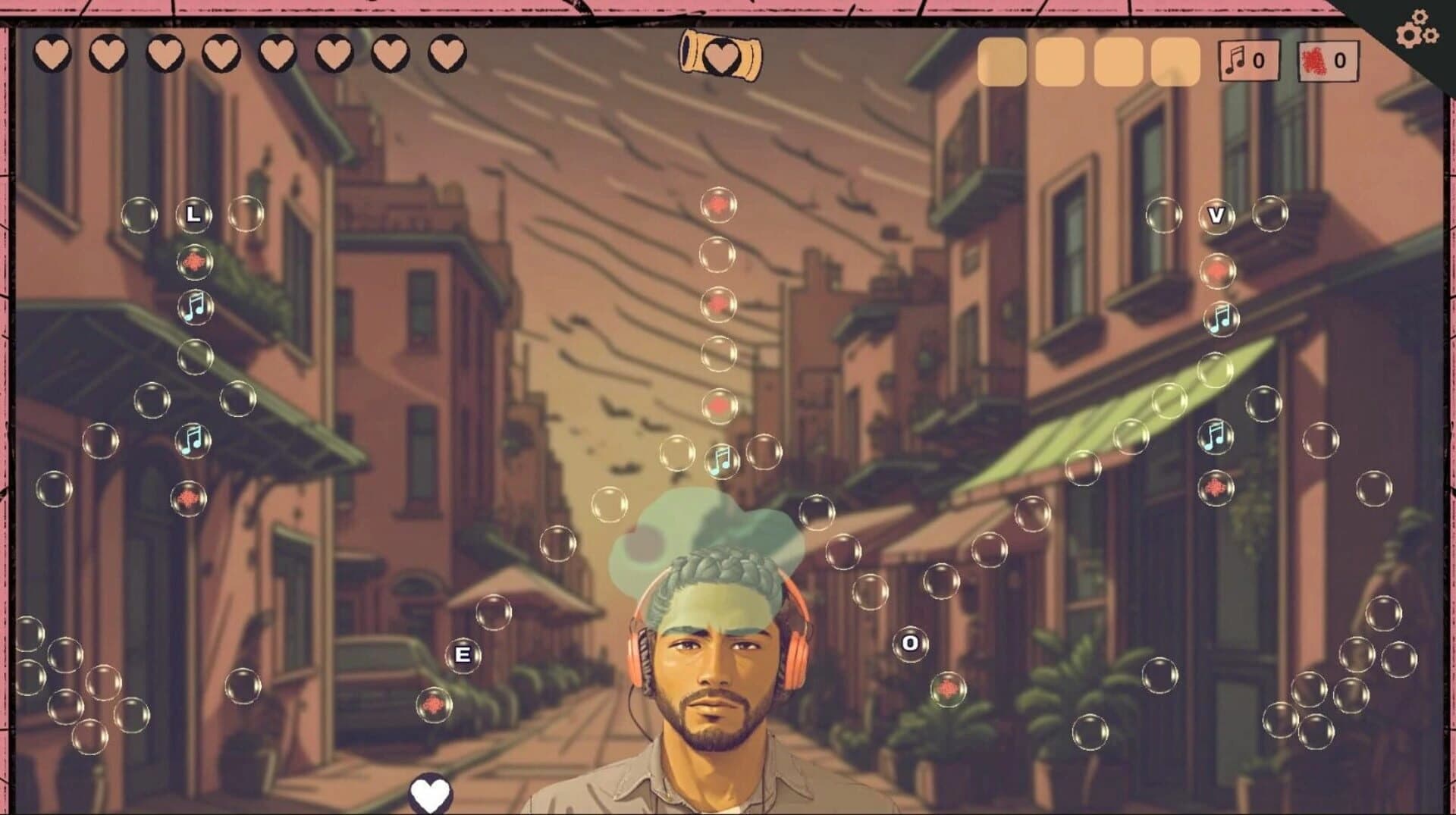 Pegdrop Hearts screenshot 1