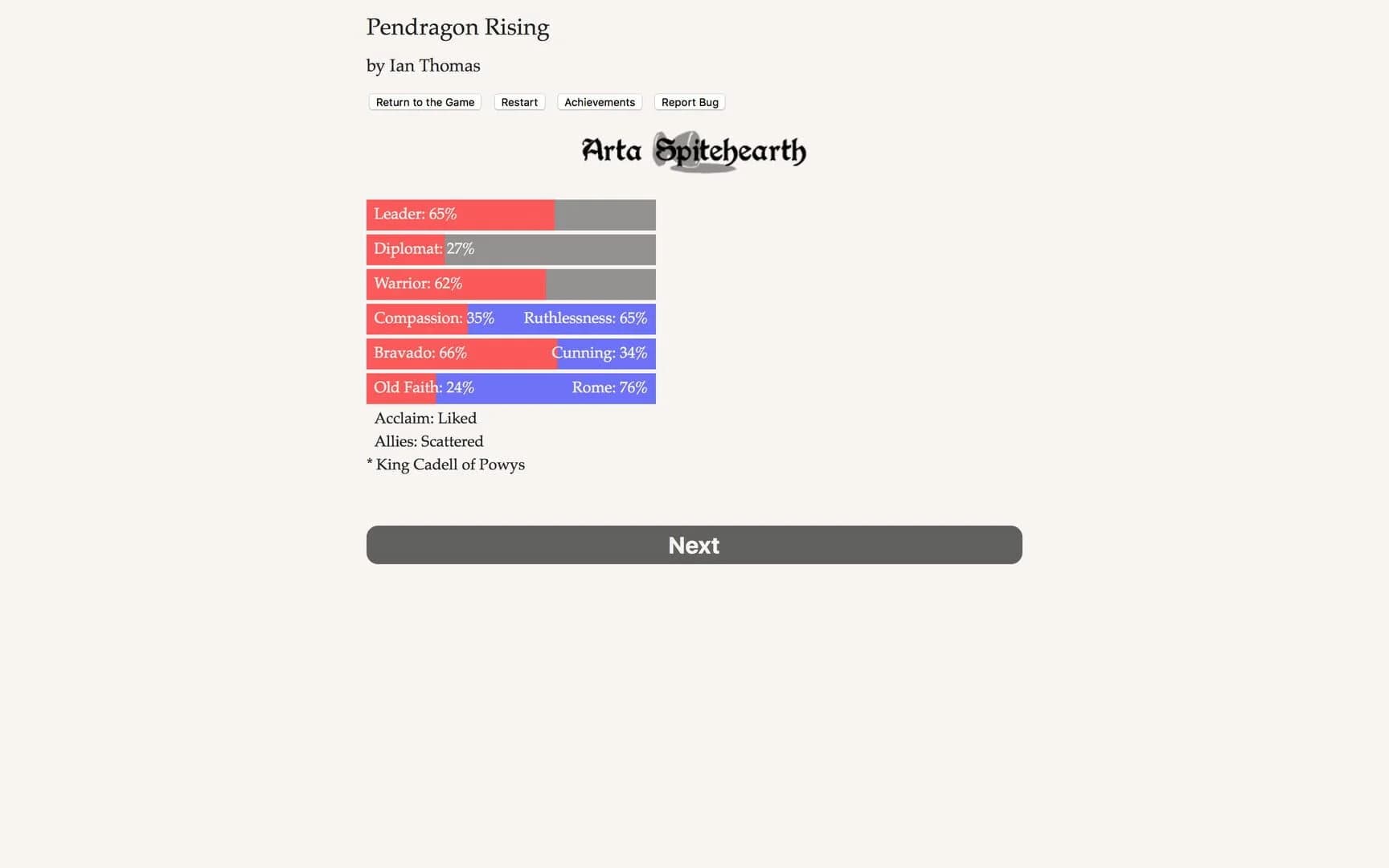 Pendragon Rising screenshot 2