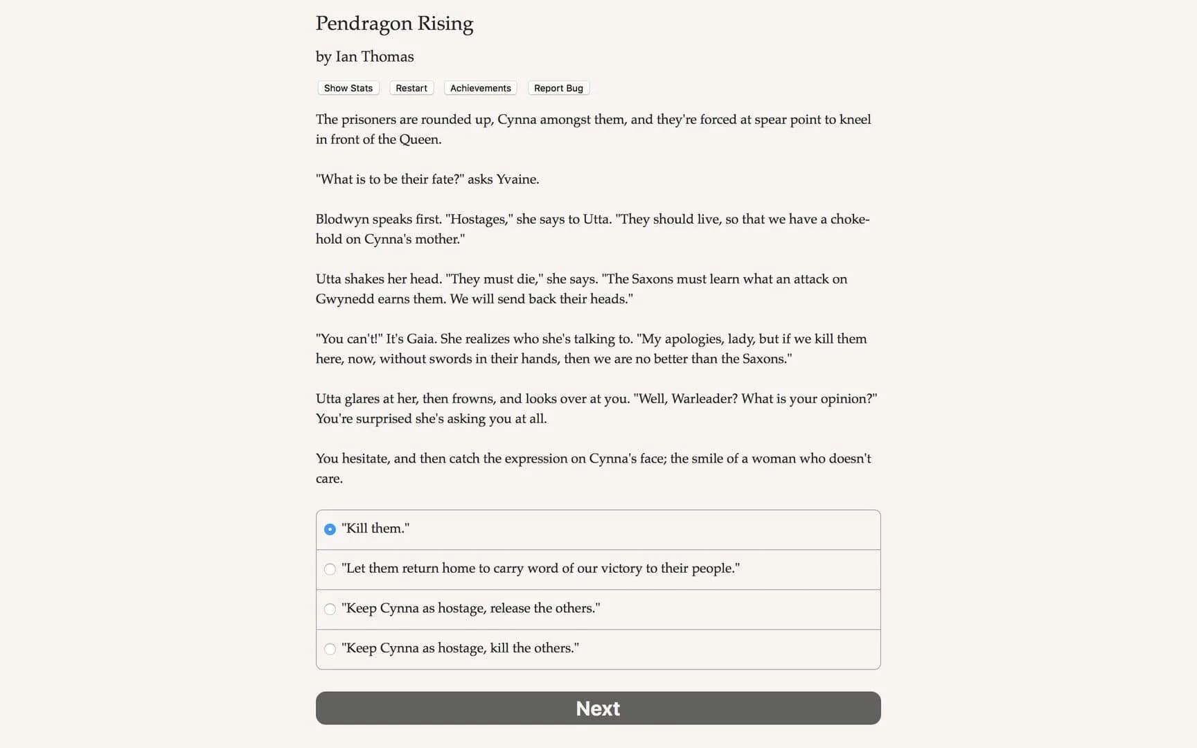 Pendragon Rising screenshot 1