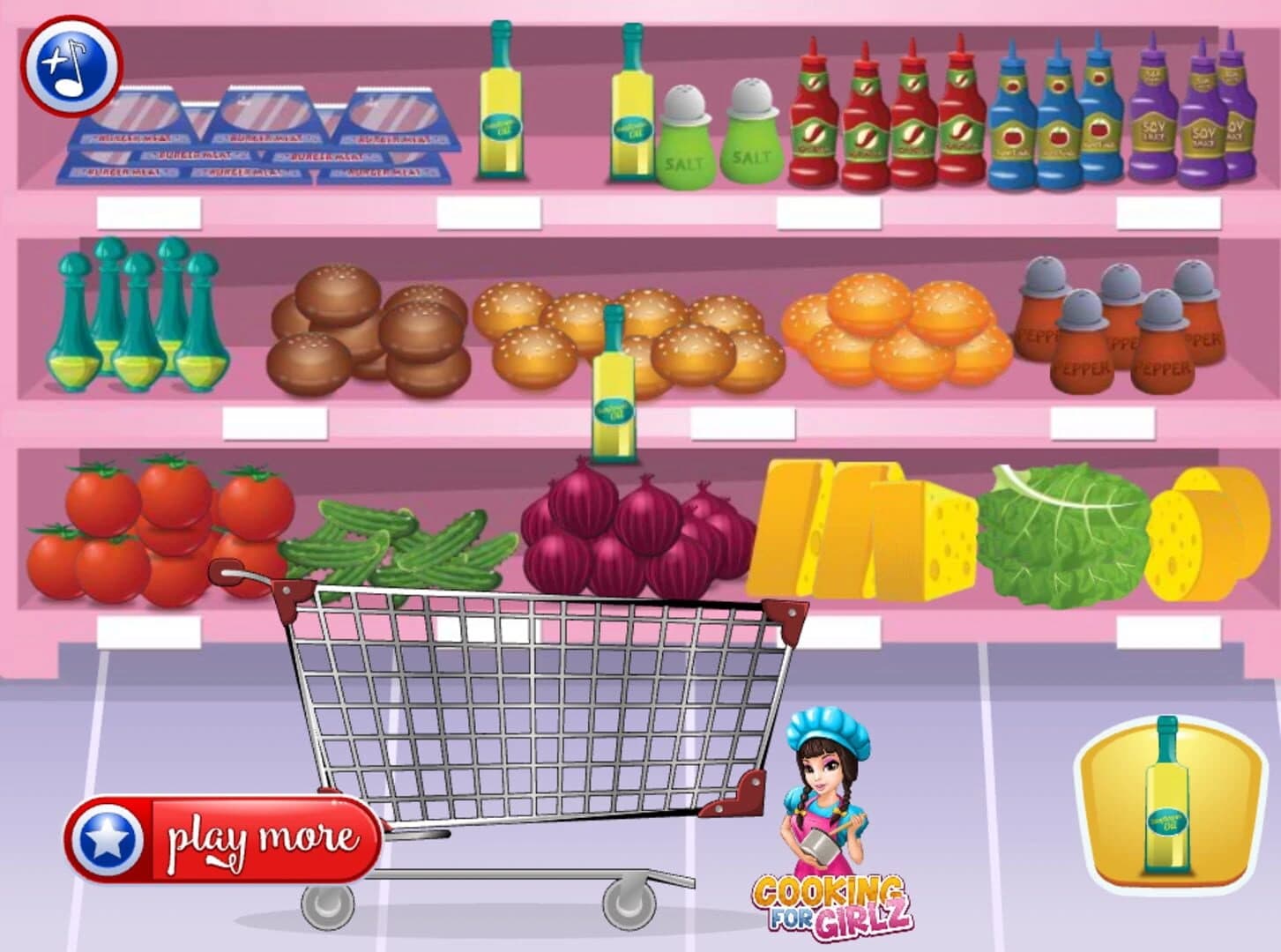 Perry Cooking American Hamburger screenshot 1