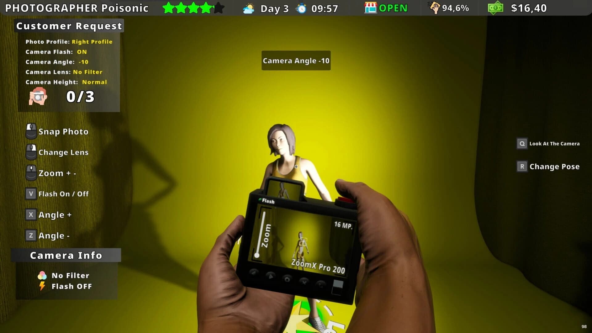 Photographer's Life Simulator screenshot 1