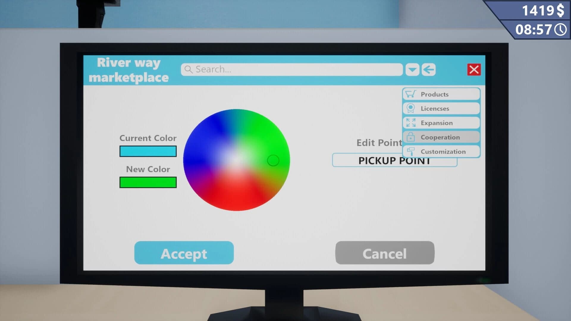 Pickup Point Simulator screenshot 1