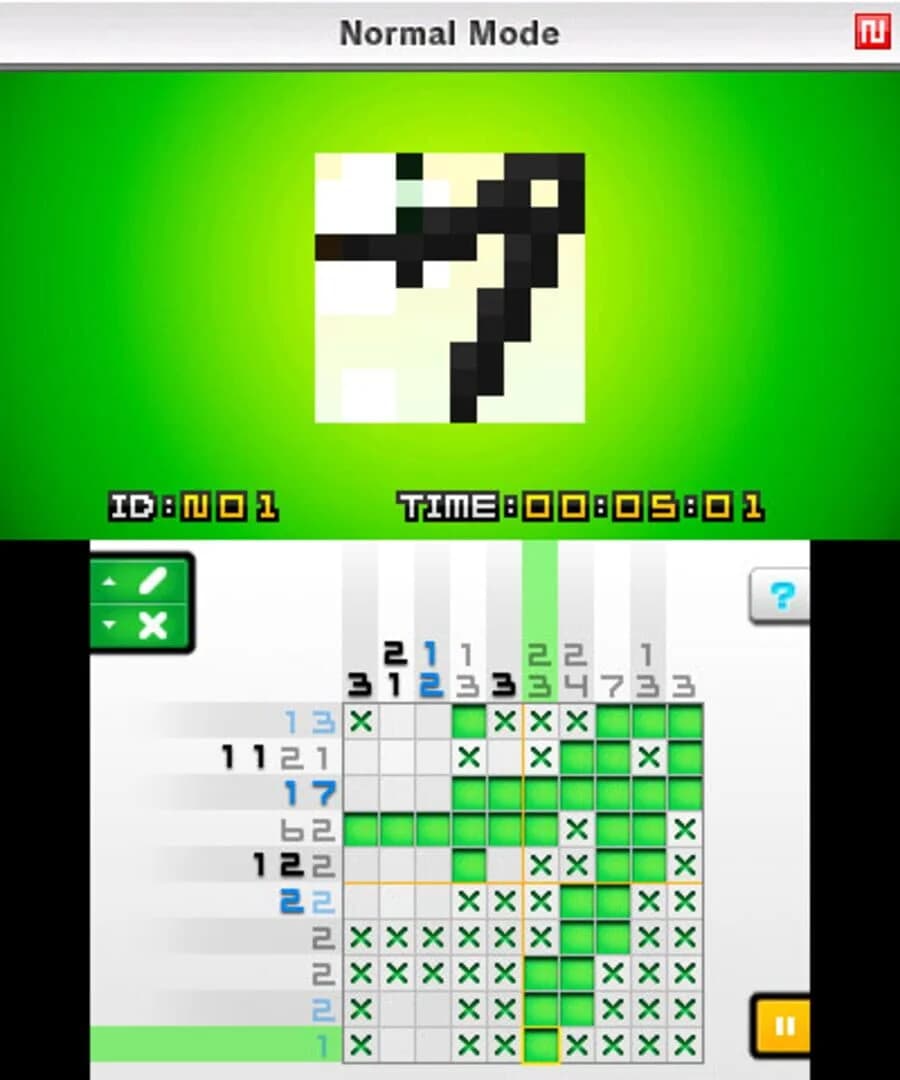 Picross e2 screenshot 1