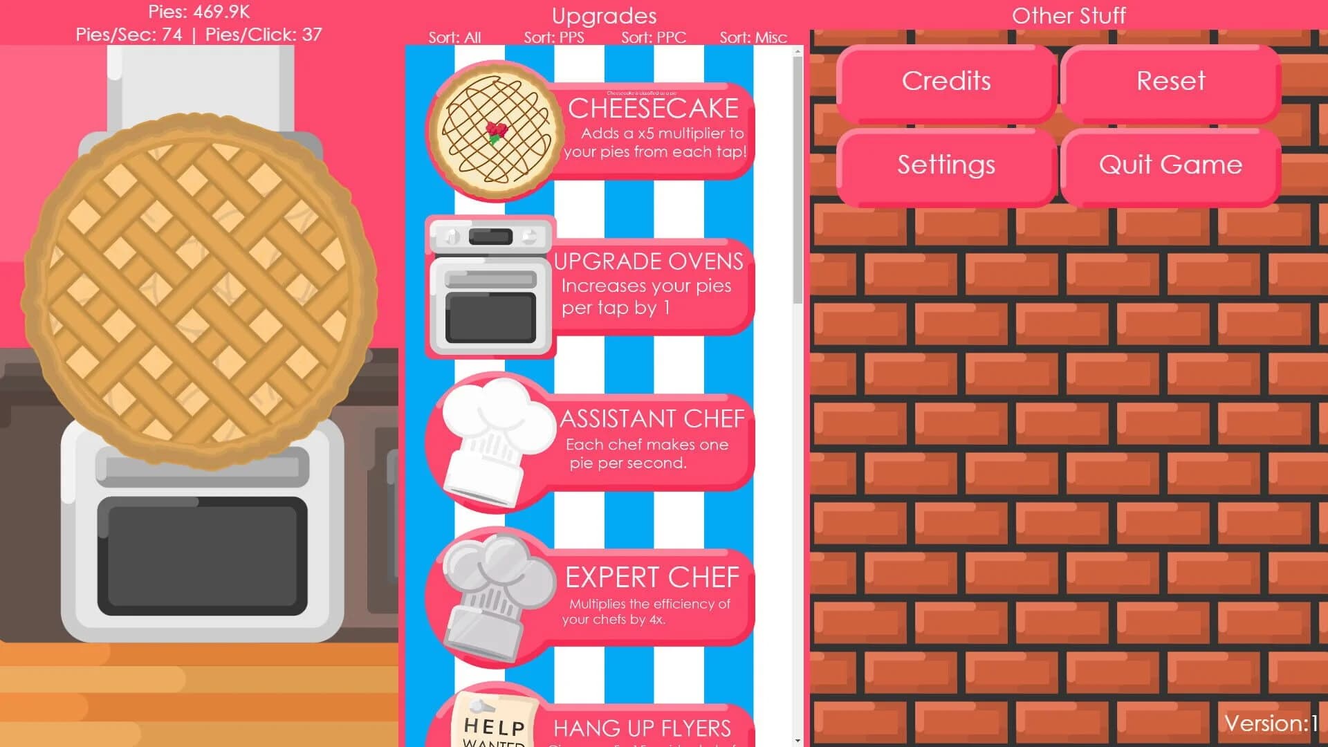 PieClicker screenshot 2