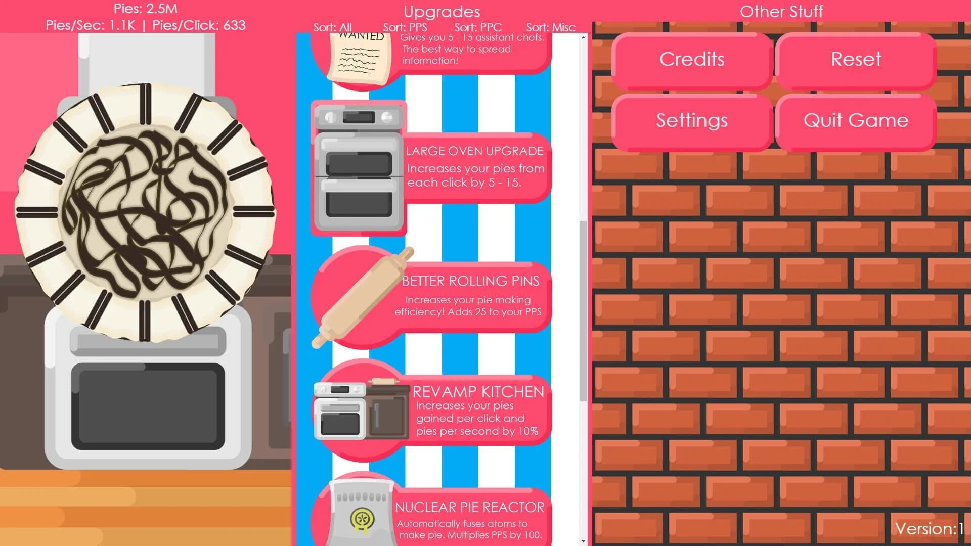 PieClicker screenshot 3