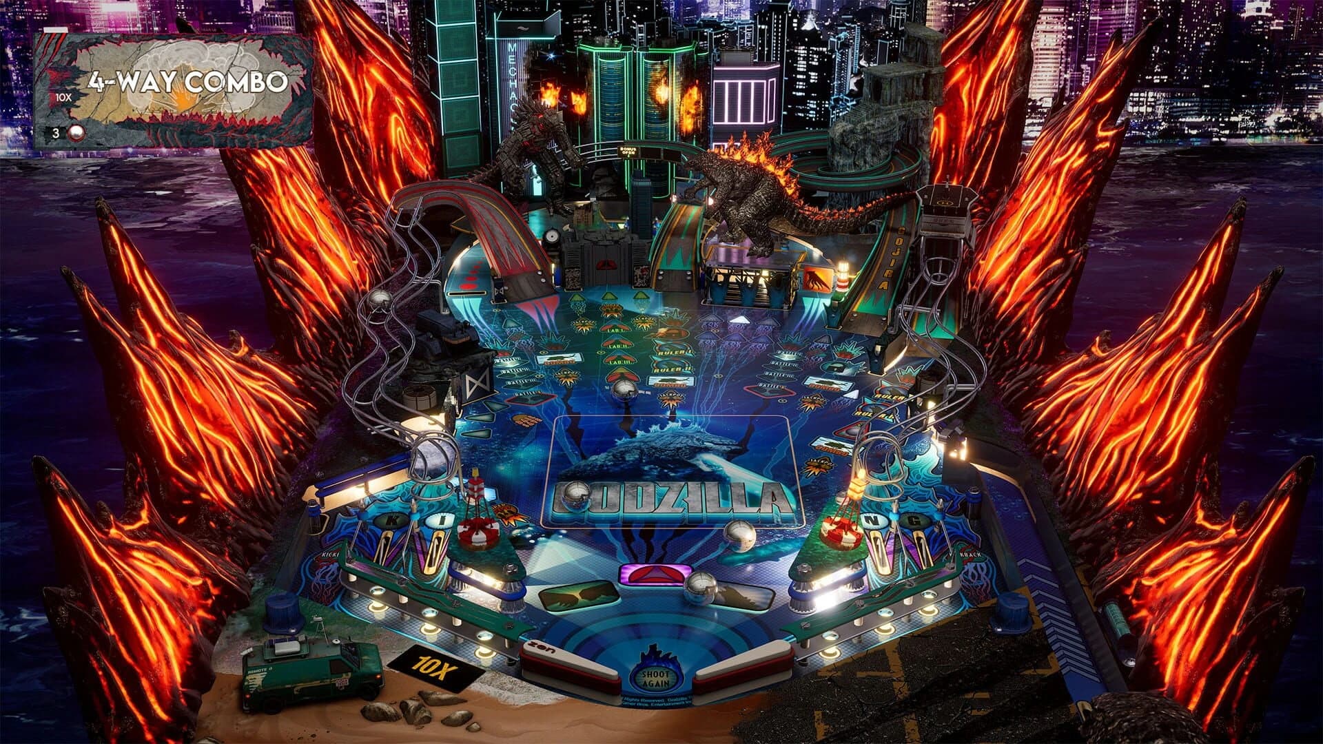 Pinball FX: Godzilla vs. Kong Pinball Pack screenshot 1