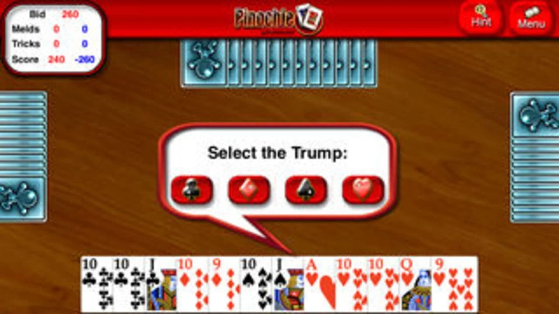Pinochle HD screenshot 2