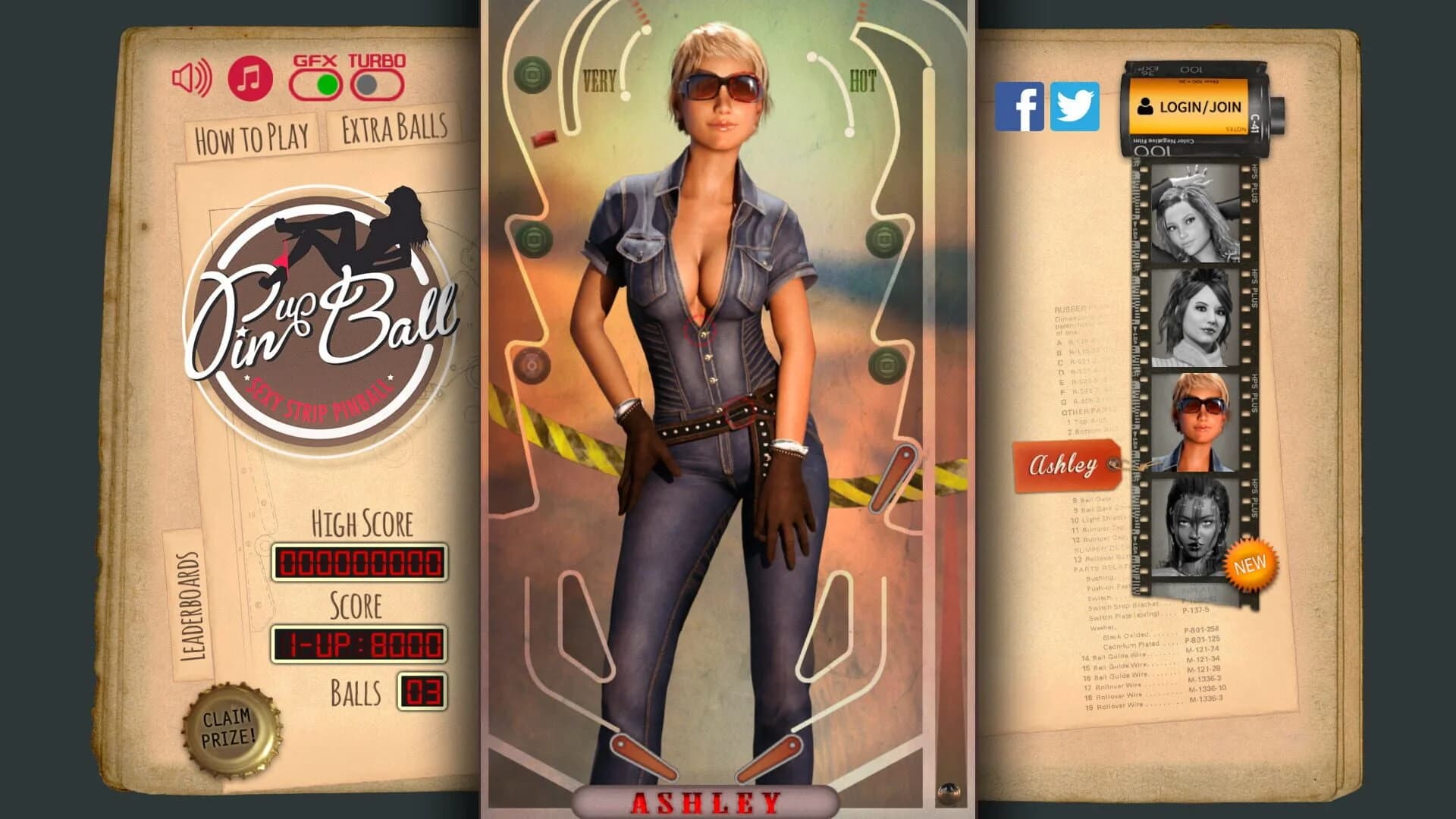 Pinup Ball screenshot 2
