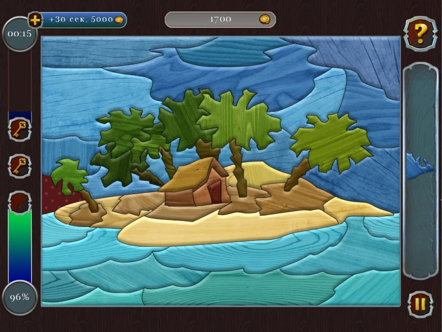 Pirate Mosaic Puzzle: Caribbean Treasures screenshot 2