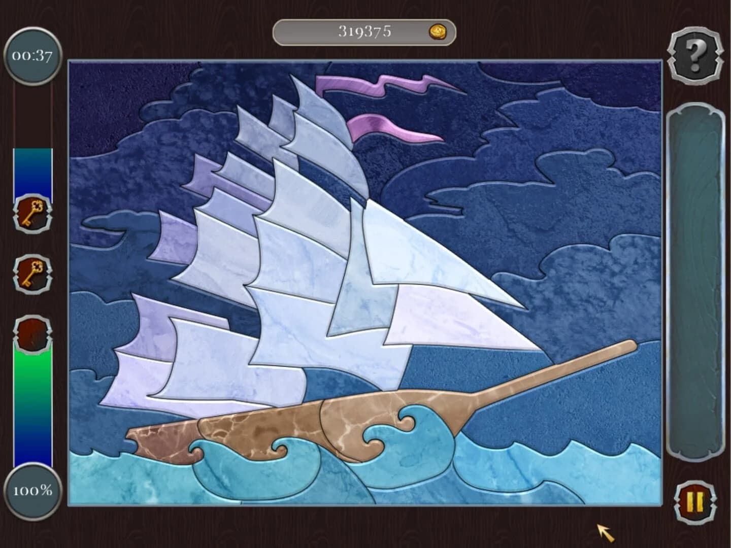 Pirate Mosaic Puzzle: Caribbean Treasures screenshot 1