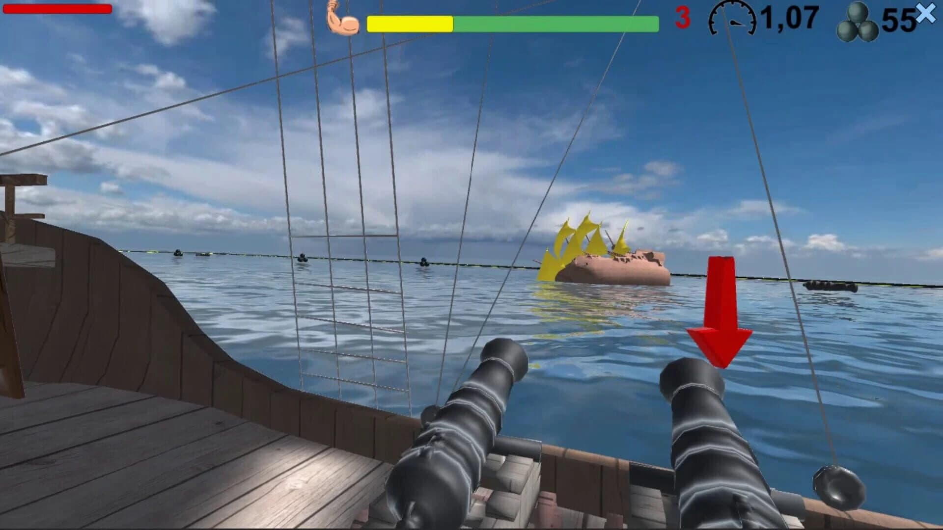 Pirates. Naval battle screenshot 2
