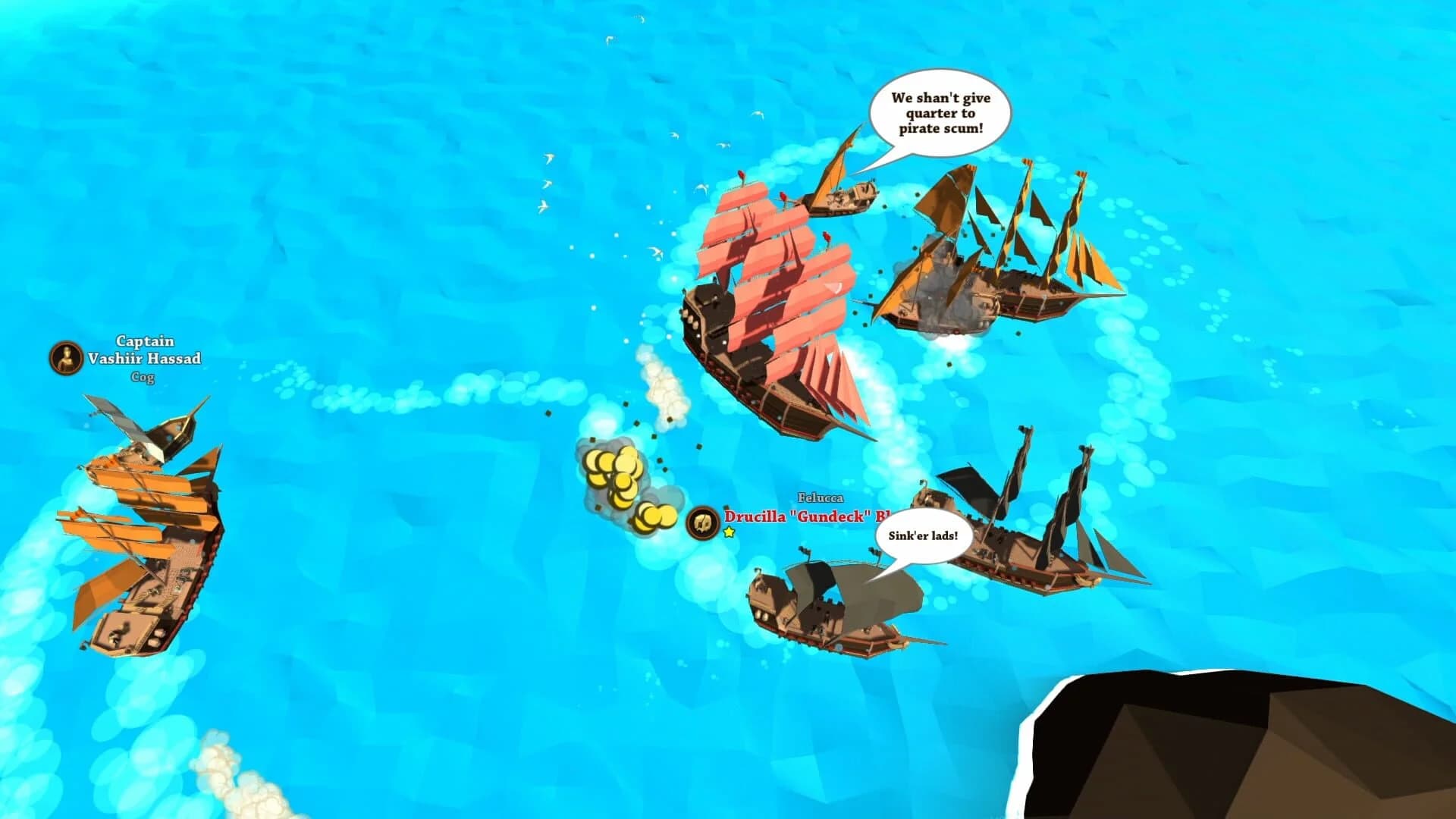 Pirates of the Polygon Sea screenshot 2