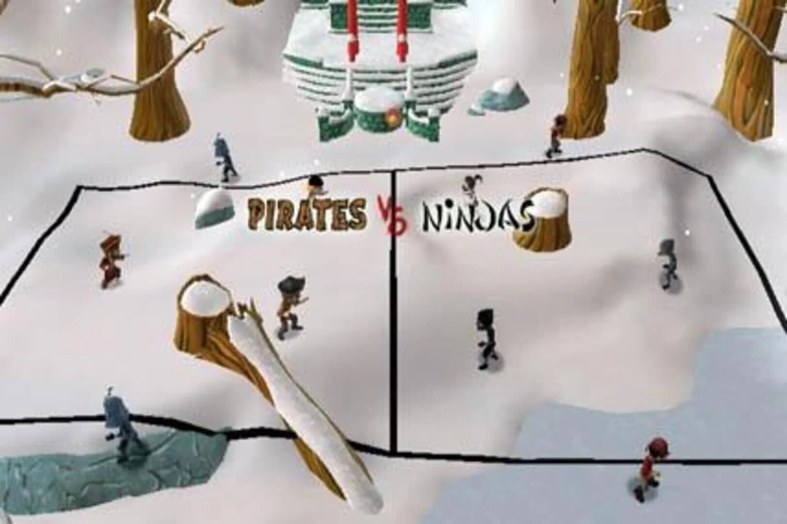 Pirates vs. Ninjas Dodgeball screenshot 1
