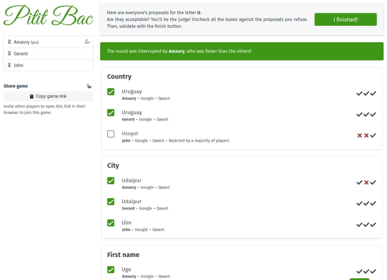 Pitit Bac screenshot 3