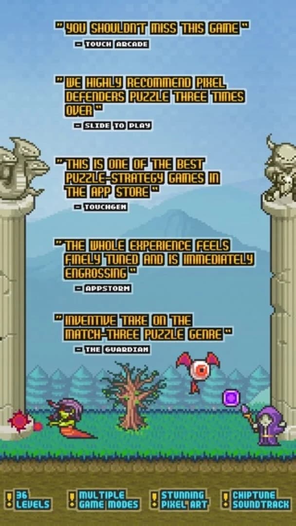 Pixel Defenders Puzzle screenshot 5