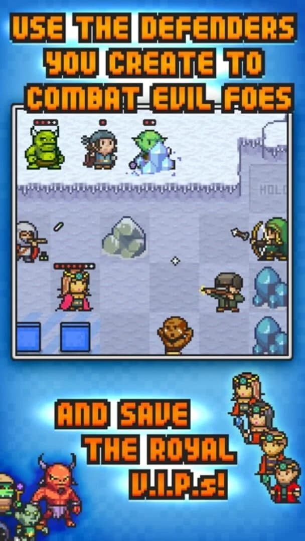 Pixel Defenders Puzzle screenshot 3