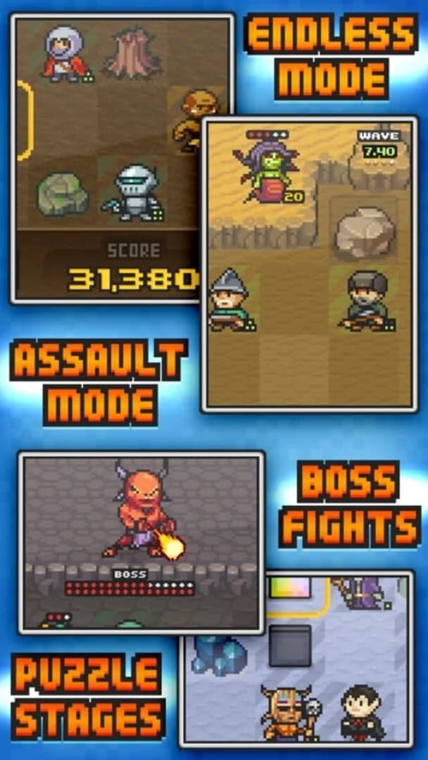 Pixel Defenders Puzzle screenshot 4