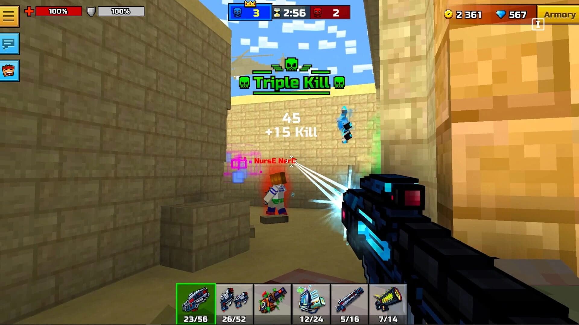 Pixel Gun 3D: Frost Dive Set screenshot 2