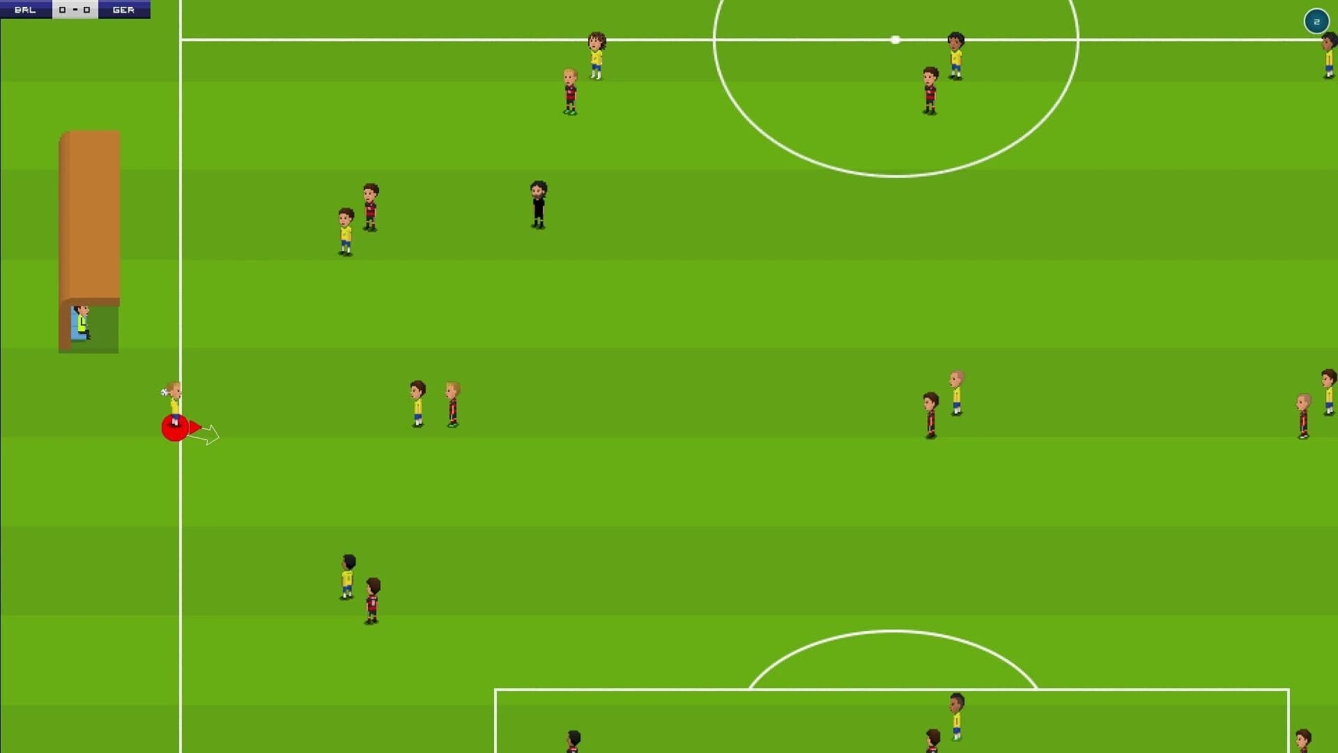 Pixel Soccer screenshot 2