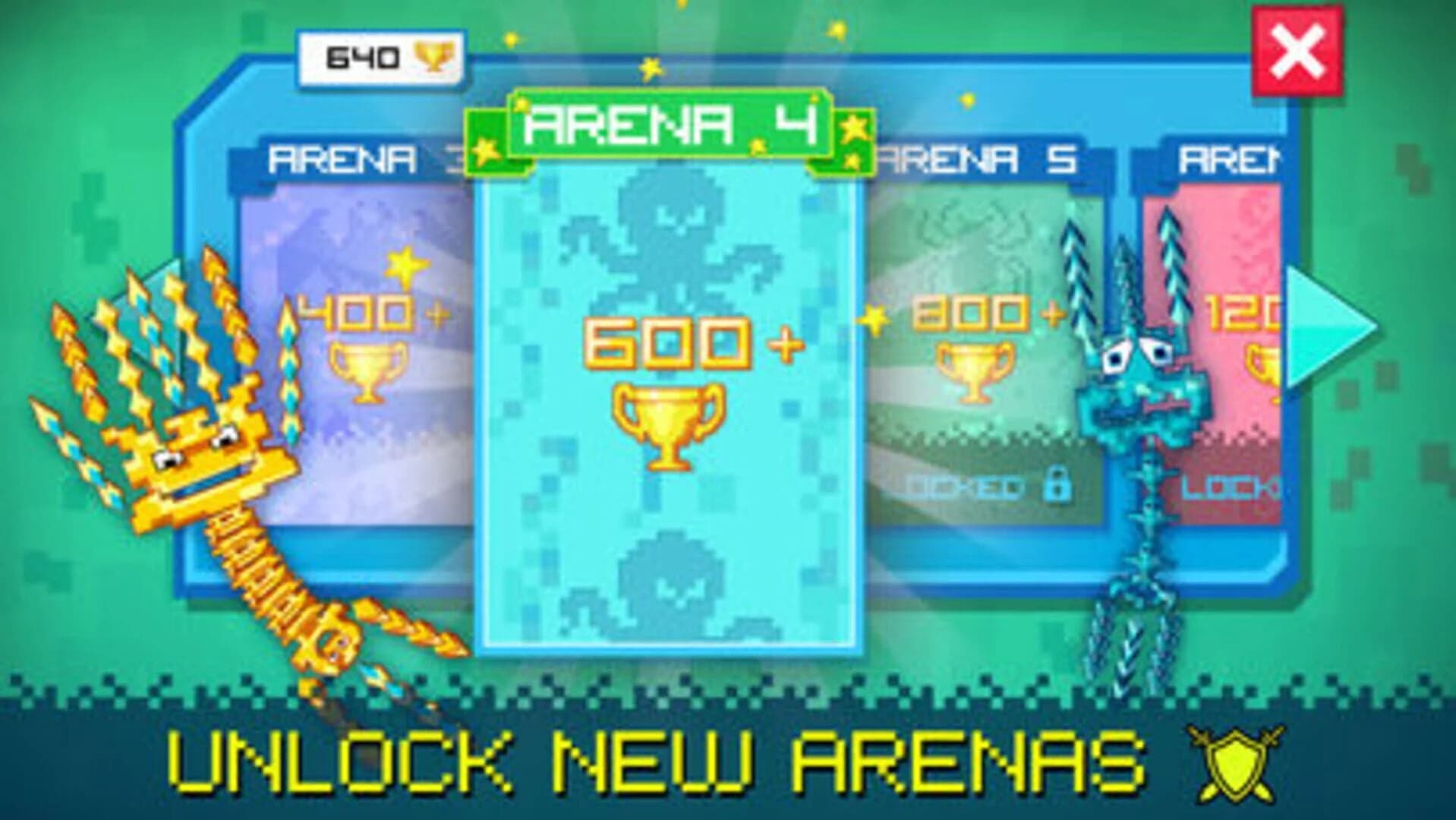 Pixel Sword Fish io screenshot 4