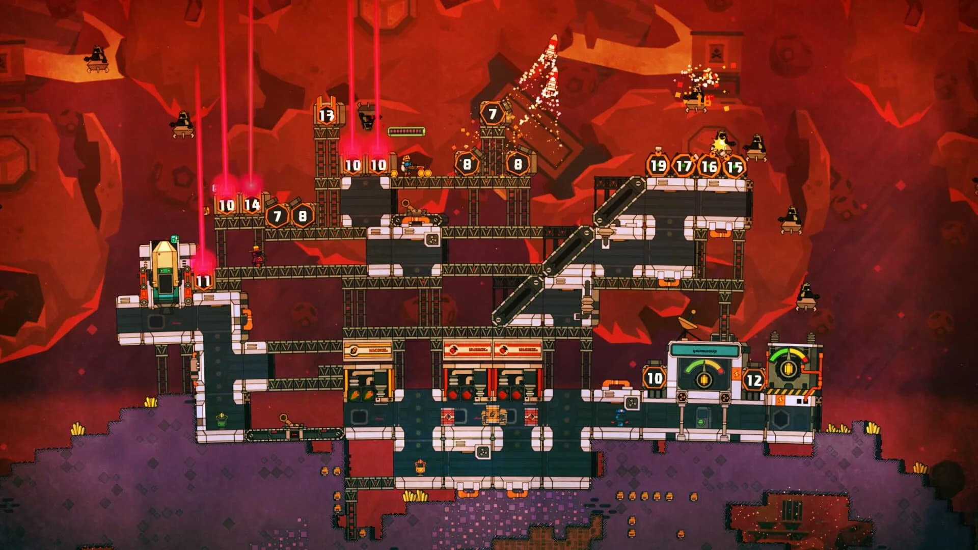 PixelJunk Nom Nom Galaxy screenshot 4