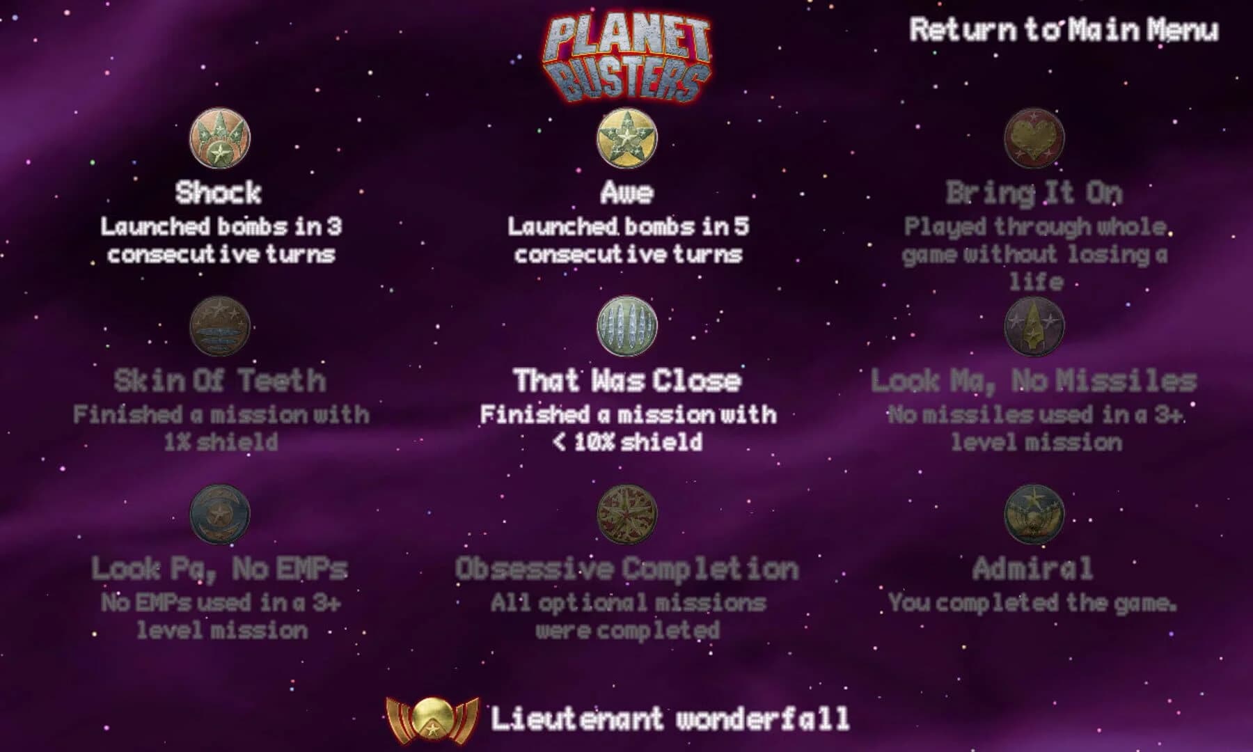 Planet Busters screenshot 2