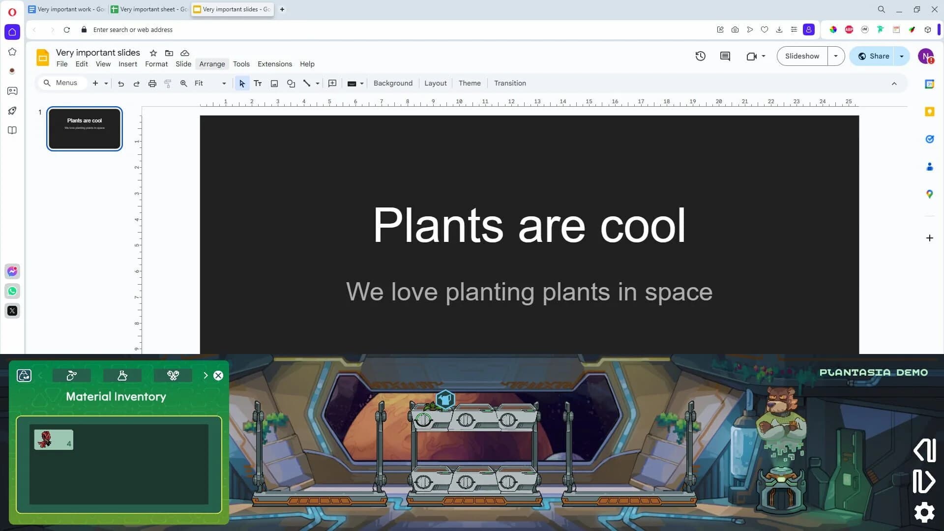 Plantasia screenshot 1