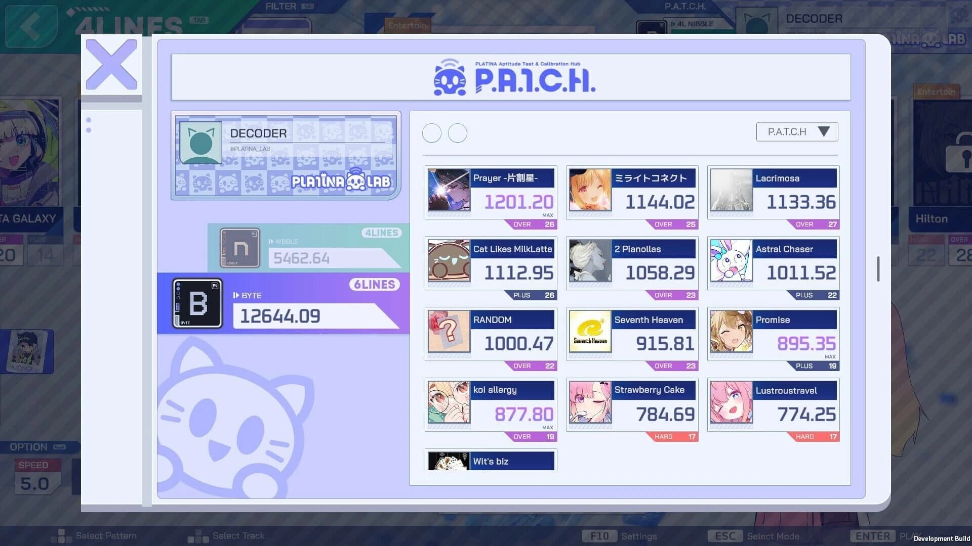 Platina: Lab screenshot 5