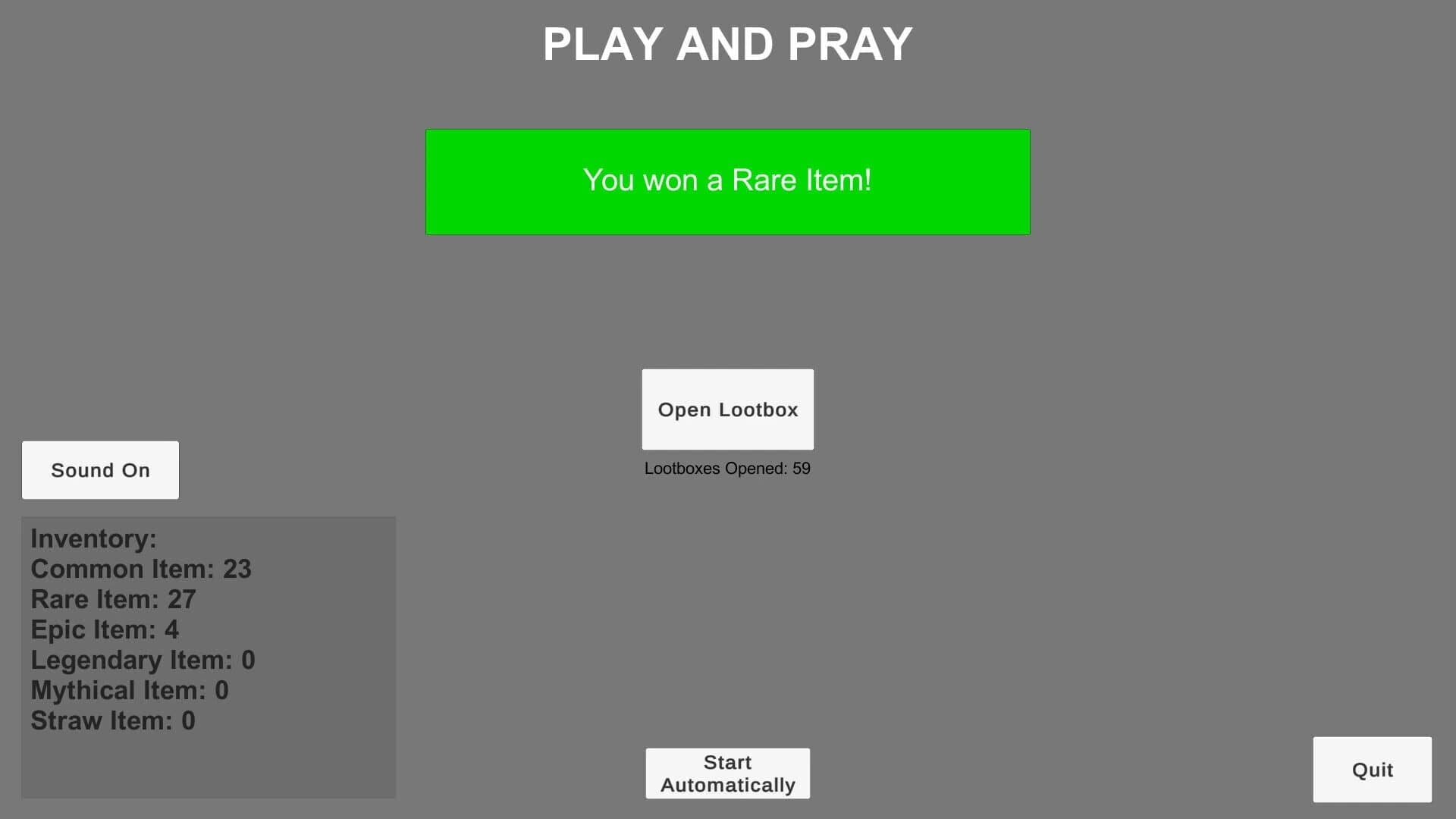 Play And Pray screenshot 1