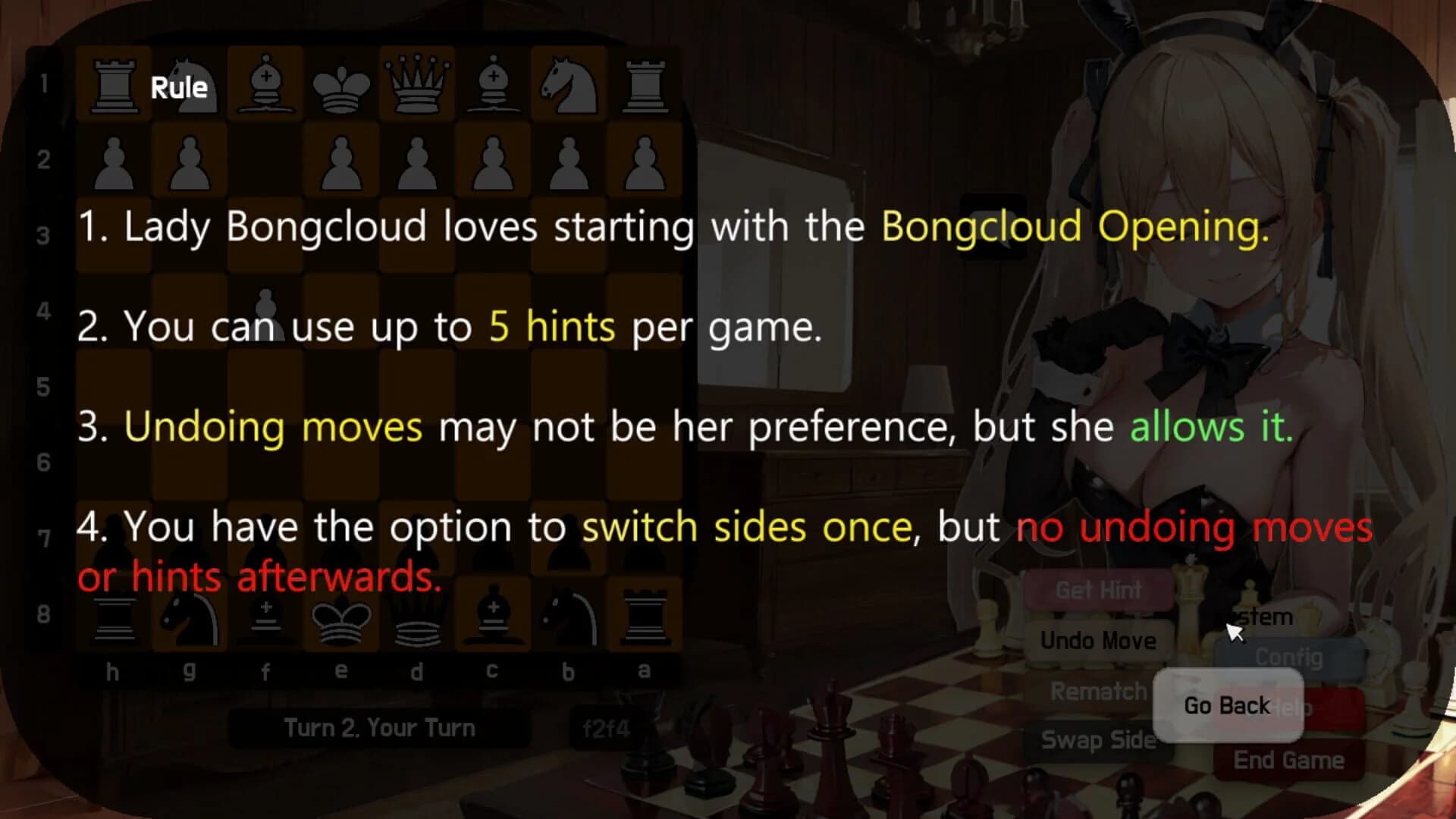 Play Chess with Lady Bongcloud screenshot 1