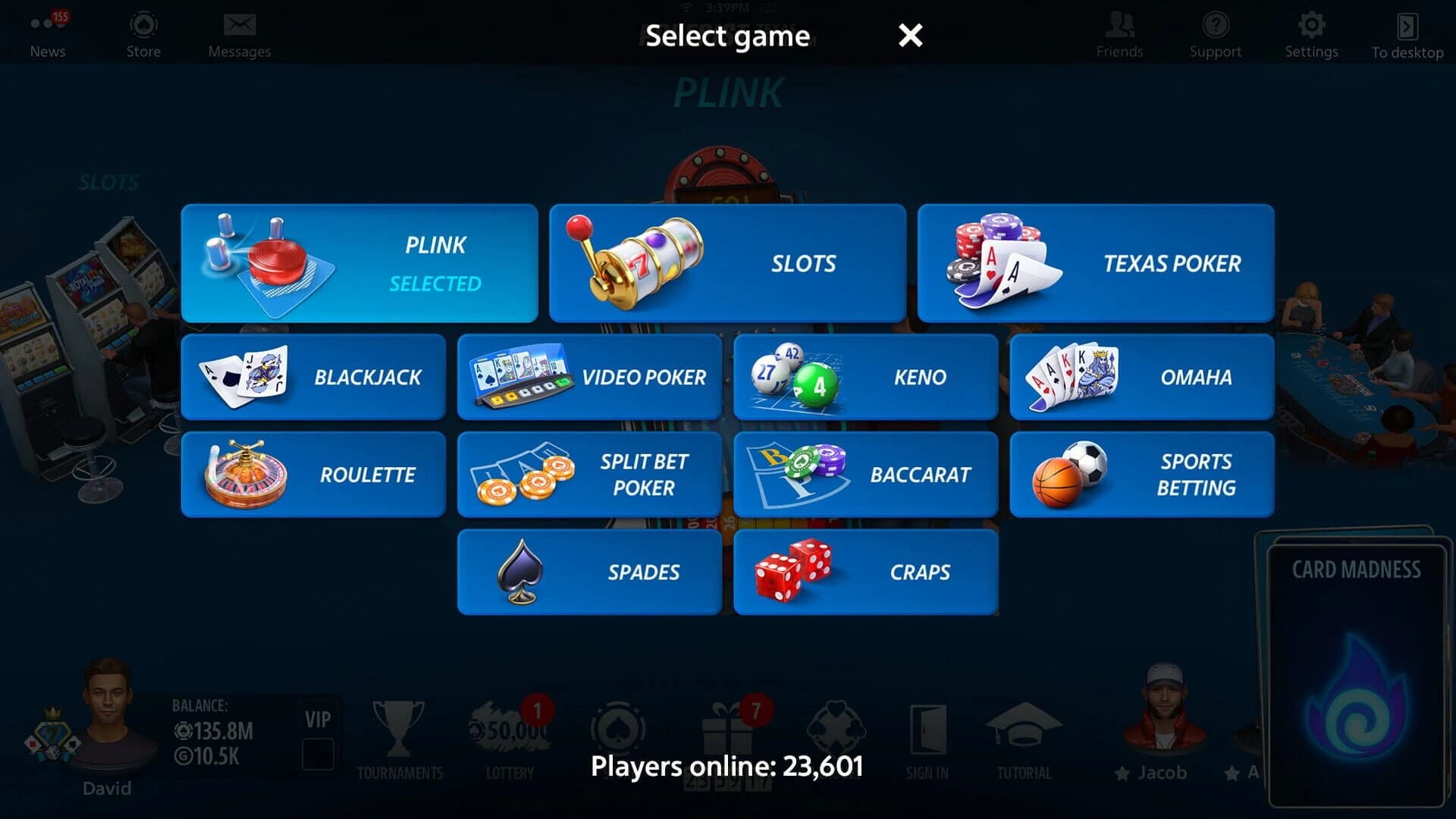 Plink by Pokerist screenshot 2
