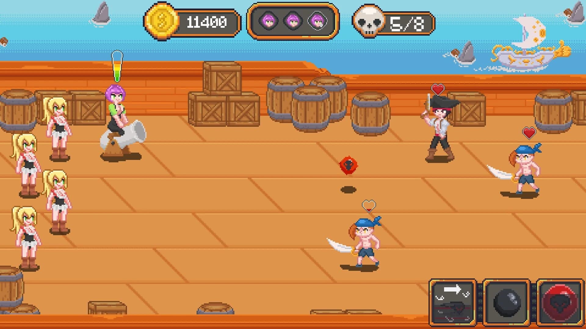 Plunderers Adventures: Sea of Whores screenshot 2