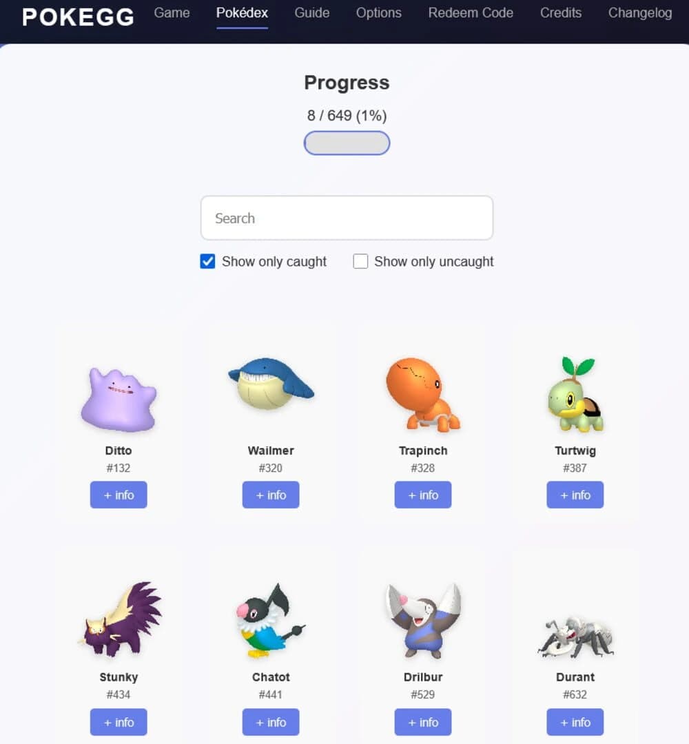 Pokegg screenshot 2
