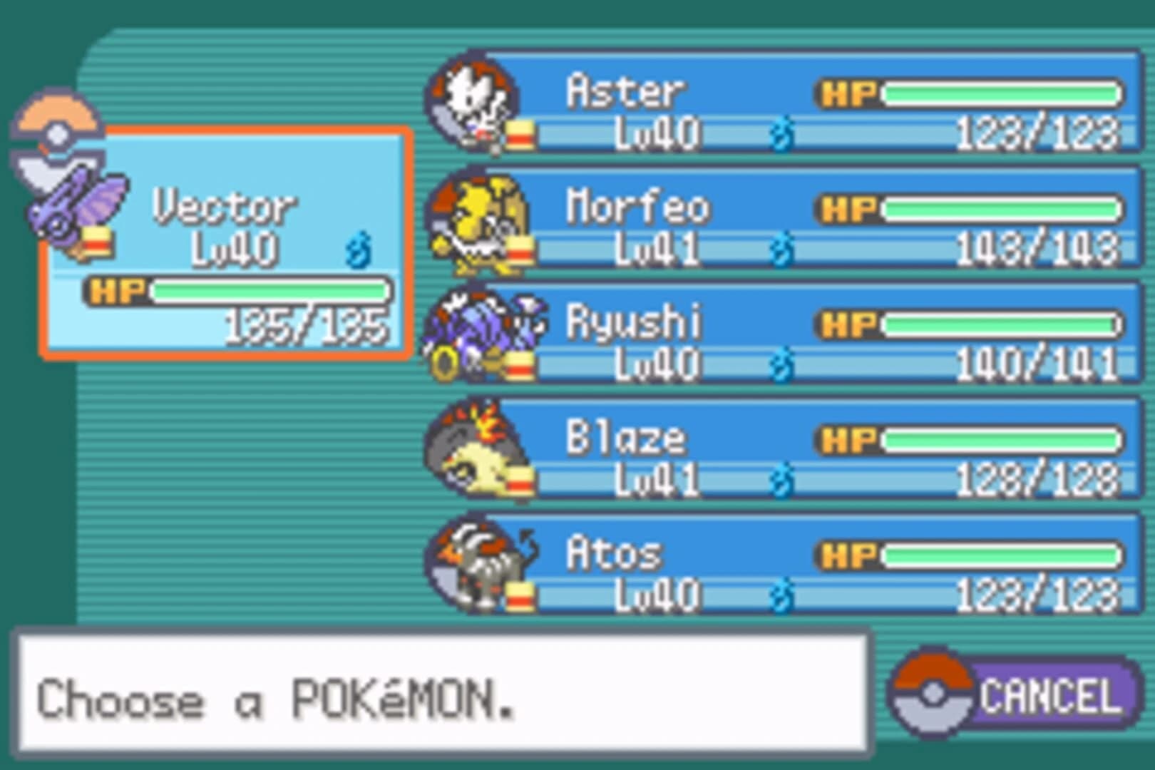 Pokémon FR Advanced Challenge screenshot 1