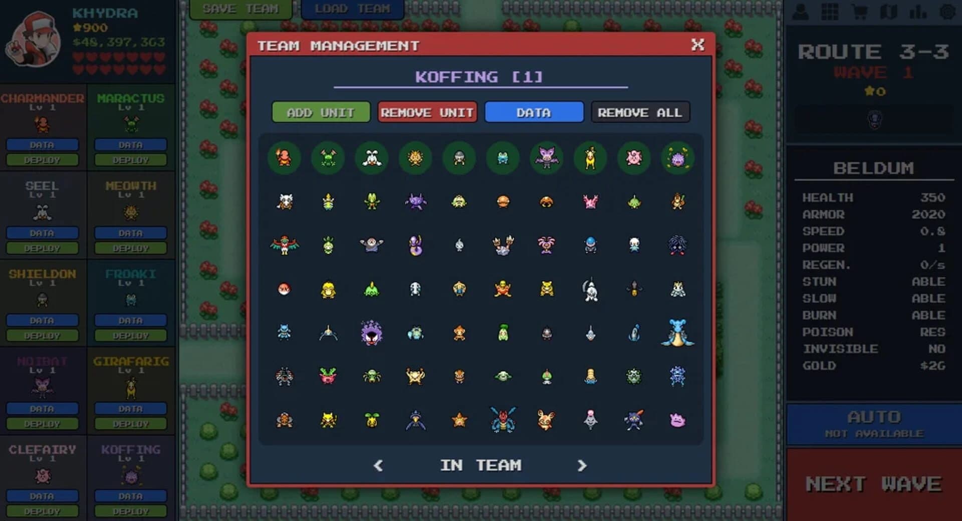 PokéPath TD screenshot 1