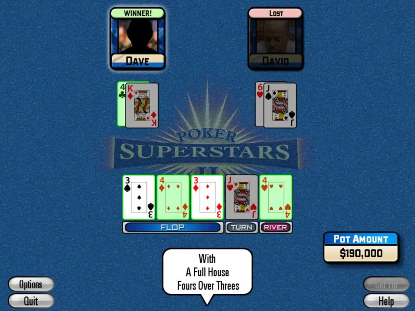 Poker Superstars II screenshot 5