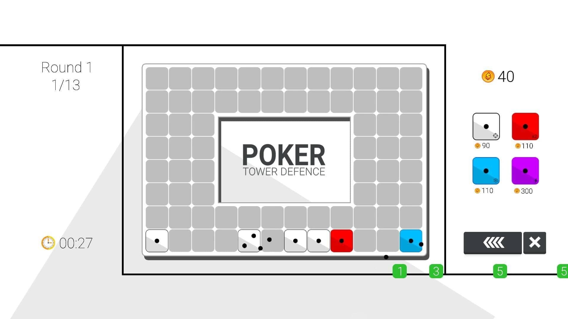 Poker Tower Defense screenshot 1