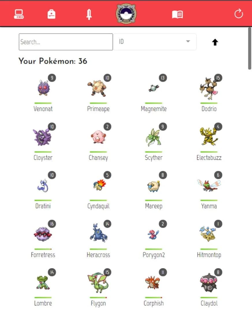 Pokémon Community Game screenshot 1