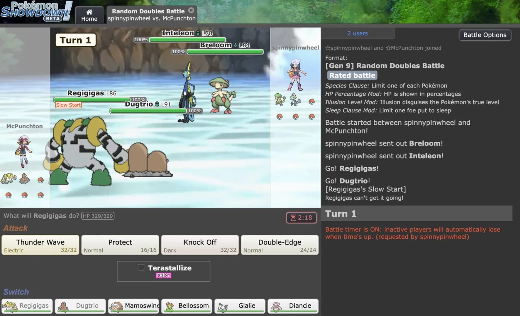 Pokémon Showdown screenshot 2