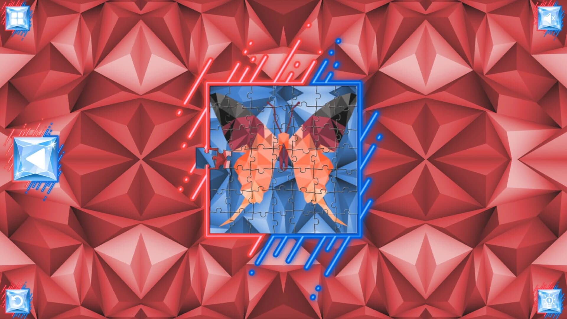 Poly Jigsaw: Butterflies screenshot 3
