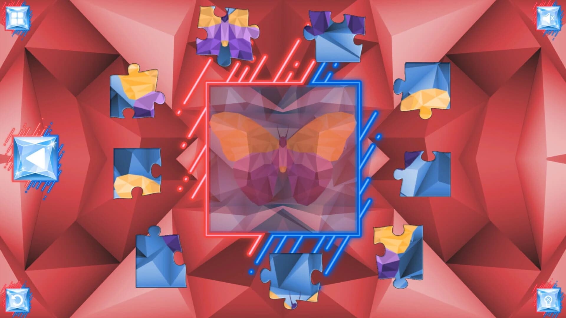 Poly Jigsaw: Butterflies screenshot 5