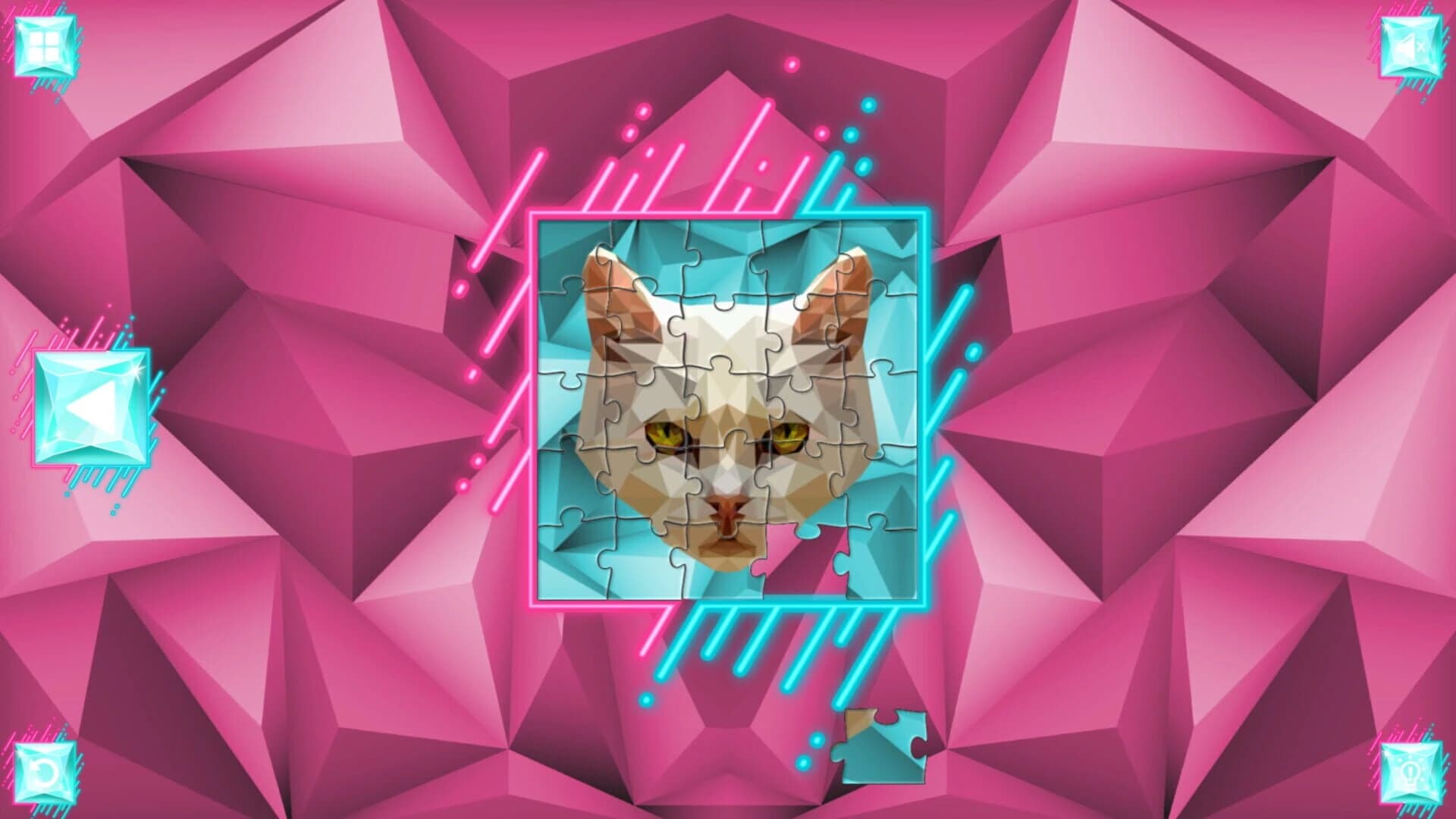 Poly Jigsaw: Cats screenshot 1