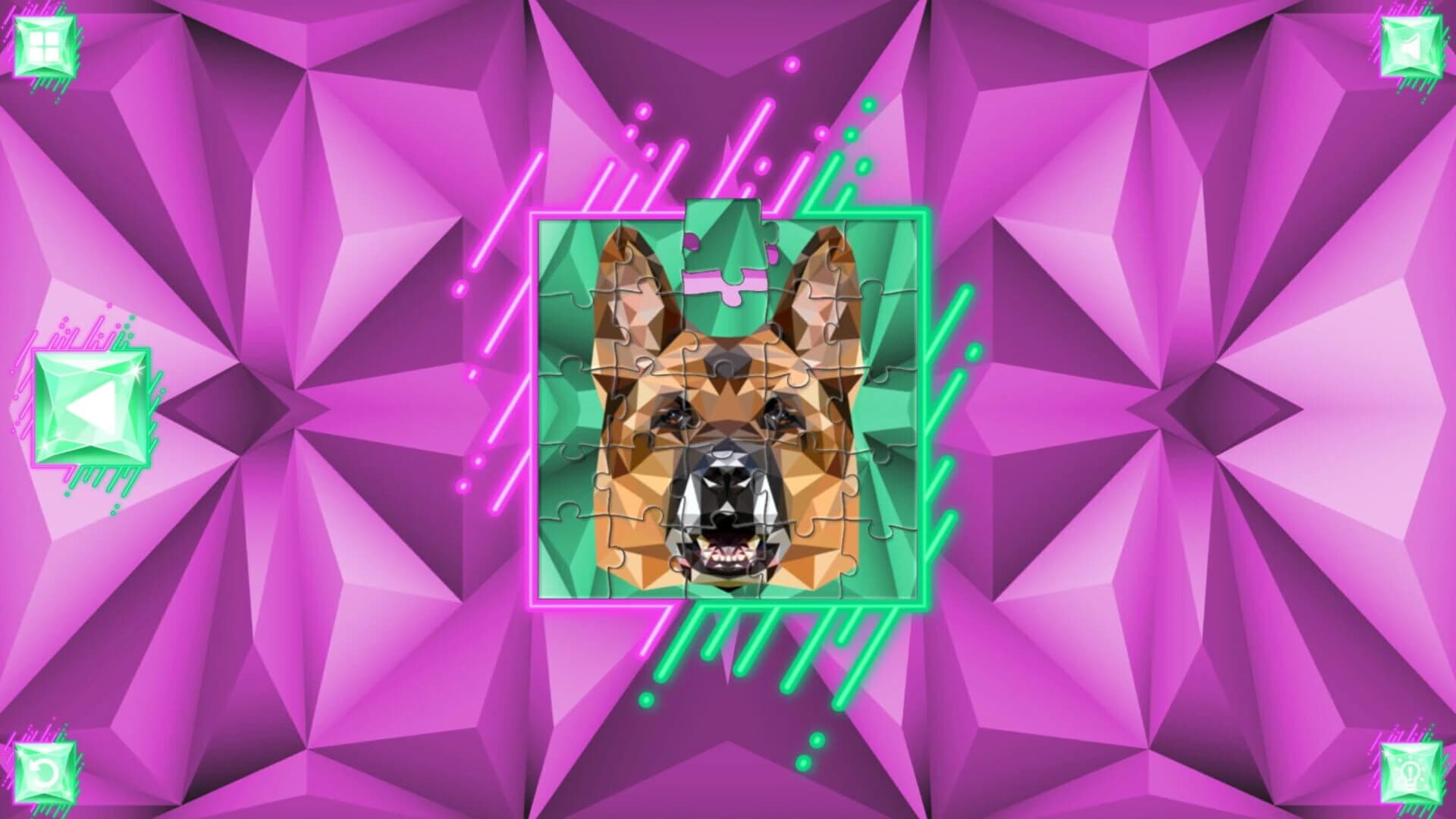 Poly Jigsaw: Dogs screenshot 2