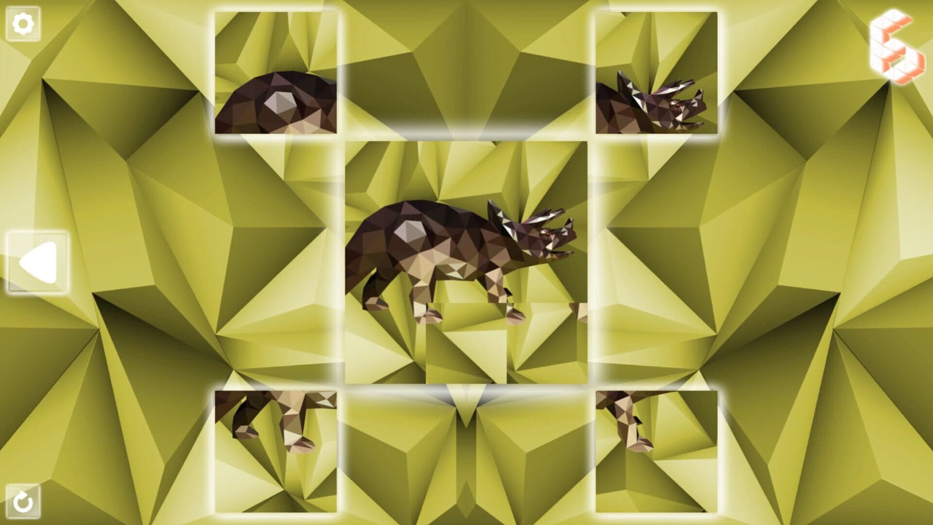 Poly Puzzle: Dinosaurs screenshot 1
