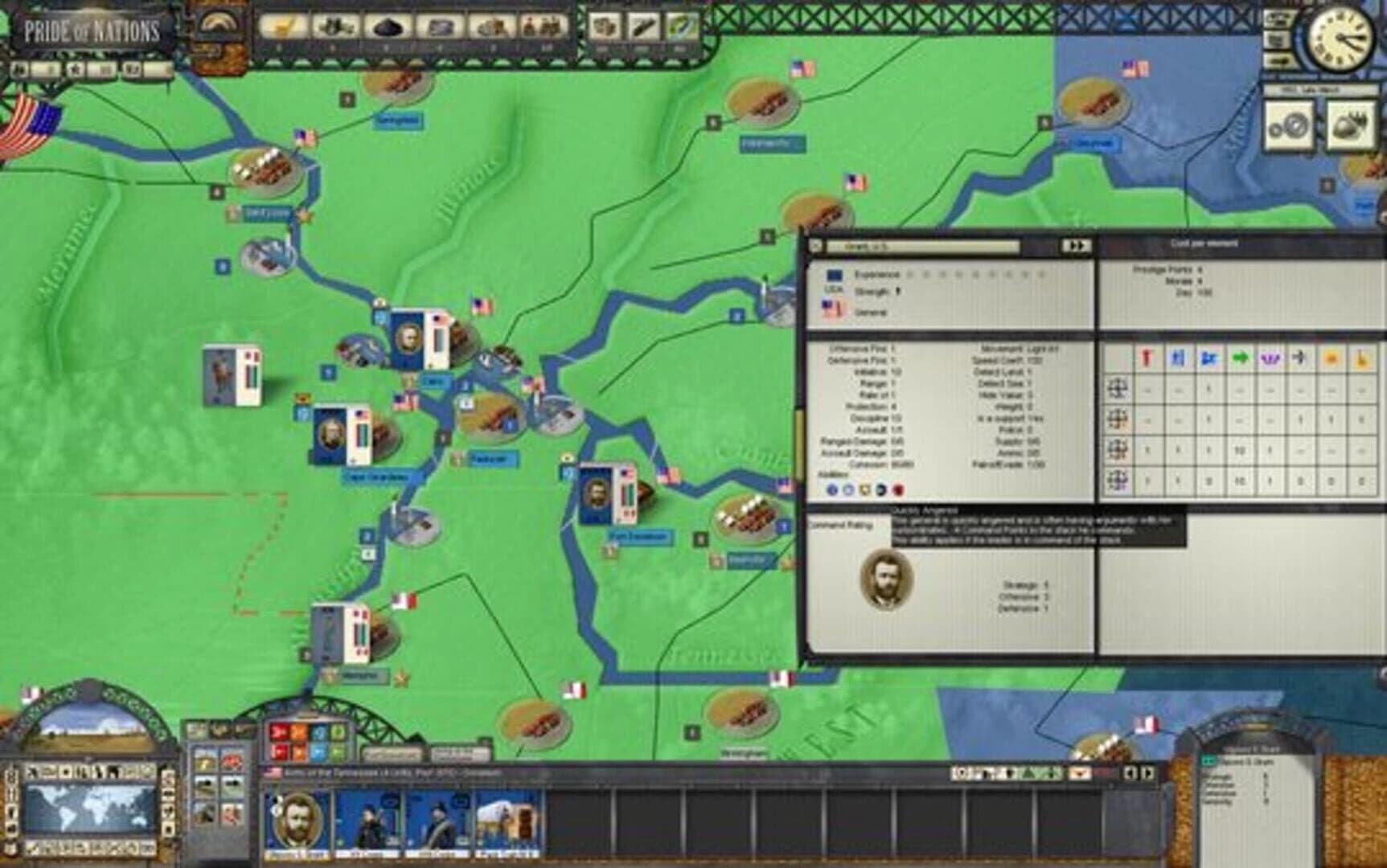 Pride of Nations: American Civil War 1862 screenshot 3