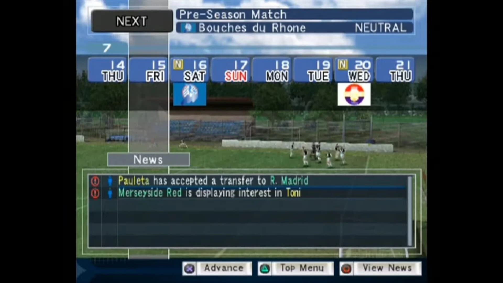 Pro Evolution Soccer Management screenshot 4