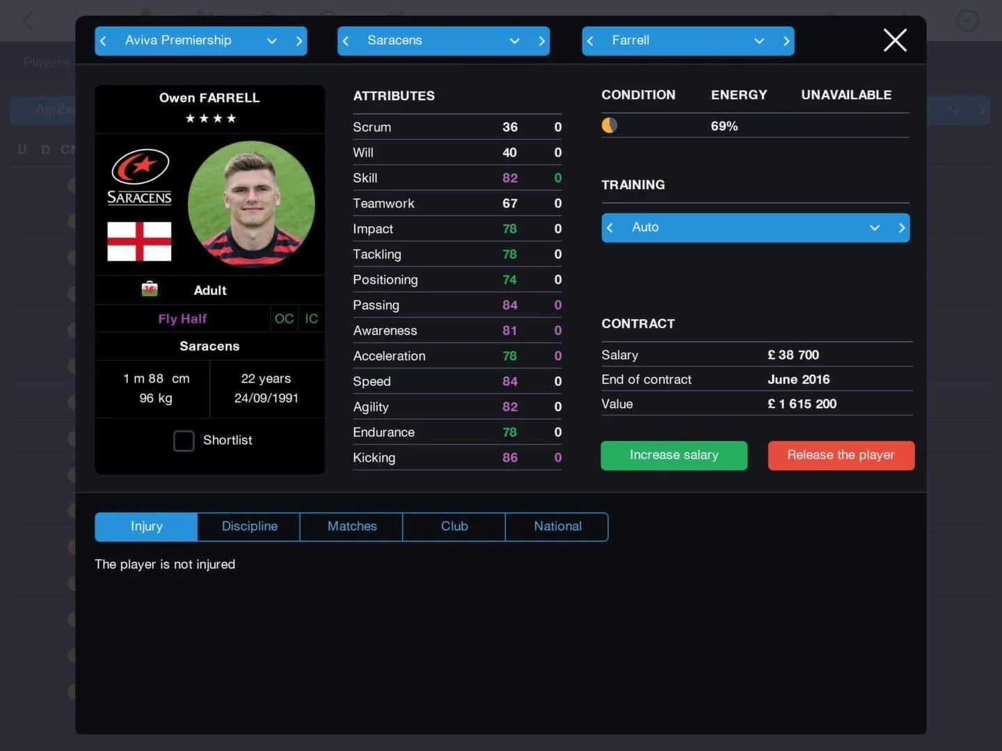 Pro Rugby Manager 2015 screenshot 5