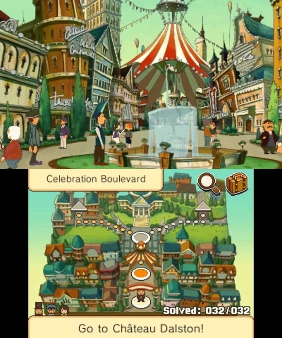 Professor Layton and the Miracle Mask screenshot 4