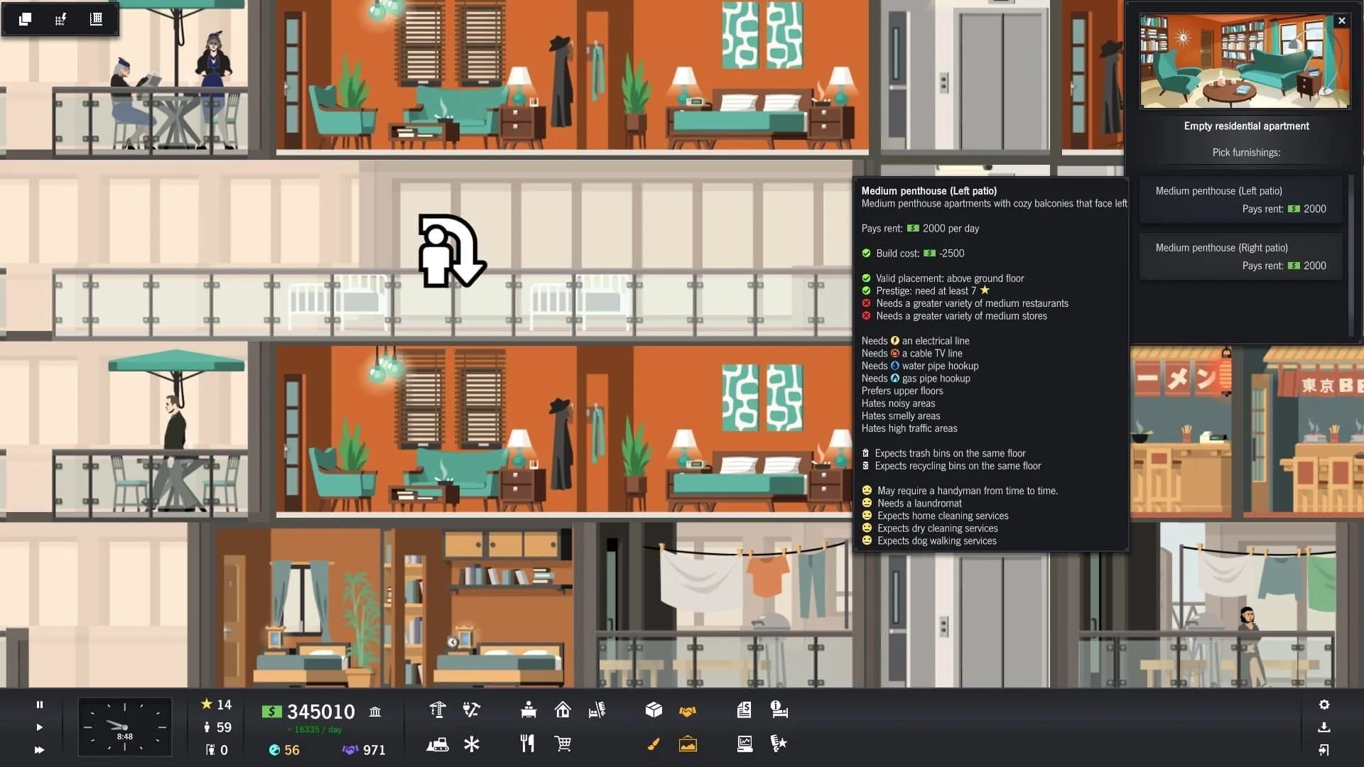 Project Highrise: Tokyo Towers screenshot 3