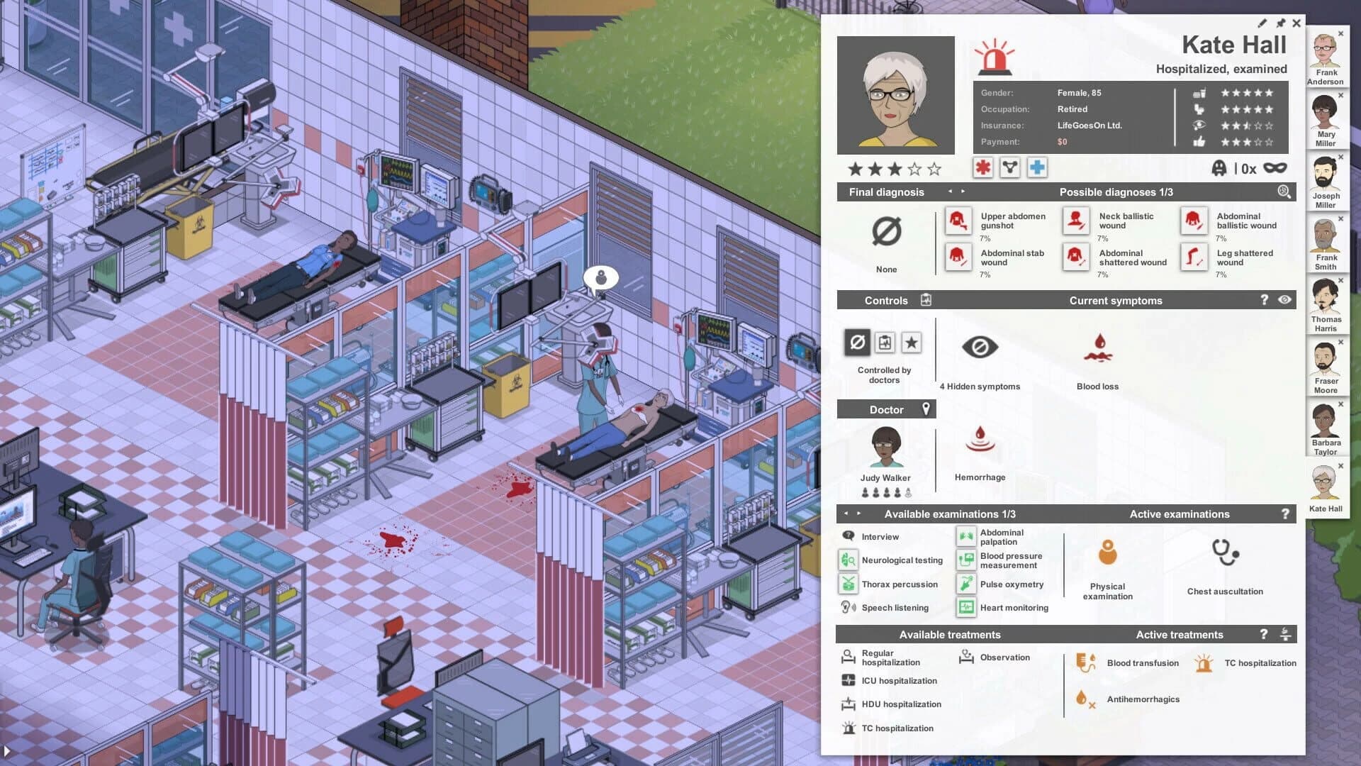 Project Hospital: Traumatology Department screenshot 5